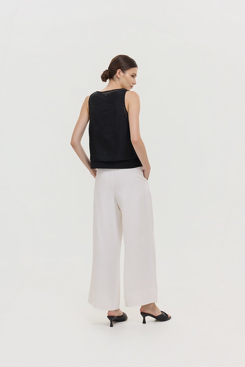 ASTA SHEER DOUBLE LAYERED TOP