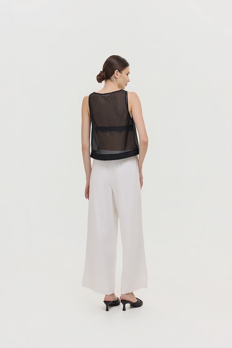 ASTA SHEER DOUBLE LAYERED TOP