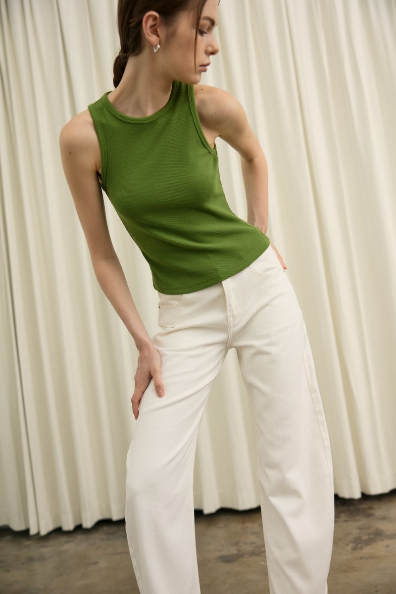 STEPHIE RIBBED TOP