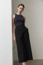 RYLAND HIGHWAIST CROPPED WIDE LEG CULOTTES