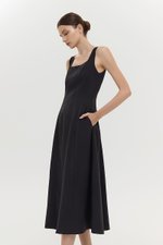 JUNO PANEL MIDI DRESS
