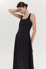 JUNO PANEL MIDI DRESS