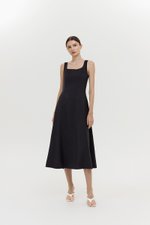 JUNO PANEL MIDI DRESS