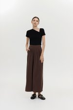 TYLER PLEATED WIDE LEG PANTS