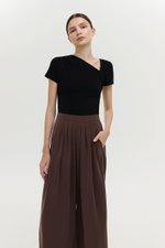 TYLER PLEATED WIDE LEG PANTS