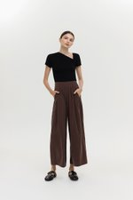 TYLER PLEATED WIDE LEG PANTS