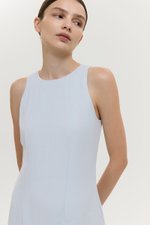 GEMMA ASYMMETRIC HEM MIDI DRESS