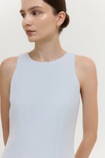 GEMMA ASYMMETRIC HEM MIDI DRESS