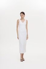 IRIS PLEATED MIDI DRESS