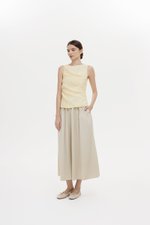 AYLIN PLEATED SLEEVELESS TOP