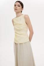 AYLIN PLEATED SLEEVELESS TOP