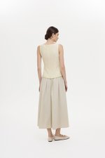 AYLIN PLEATED SLEEVELESS TOP