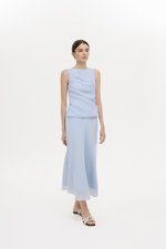 AYLIN PLEATED SLEEVELESS TOP