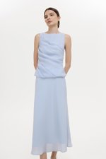 KARA SHEER MIDI SKIRT