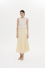 KARA SHEER MIDI SKIRT