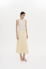 KARA SHEER MIDI SKIRT