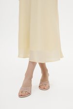 KARA SHEER MIDI SKIRT