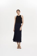 KARA SHEER MIDI SKIRT