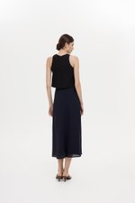 KARA SHEER MIDI SKIRT