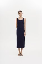 SUZY BODYCON LINEN MIDI DRESS