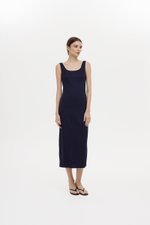 SUZY BODYCON LINEN MIDI DRESS