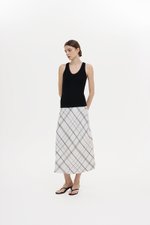 KATRINA LACE TRIM SCOOP NECK TANK
