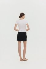 LOIS ASYMMETRIC SLEEVE TOP