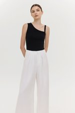 CAELIE PLEATED LINEN PANTS