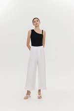 CAELIE PLEATED LINEN PANTS