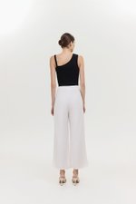 CAELIE PLEATED LINEN PANTS