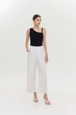CAELIE PLEATED LINEN PANTS