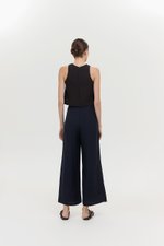 CAELIE PLEATED LINEN PANTS