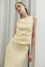 AYLIN PLEATED SLEEVELESS TOP