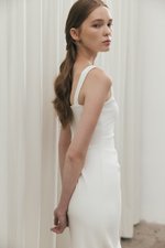 IRIS PLEATED MIDI DRESS