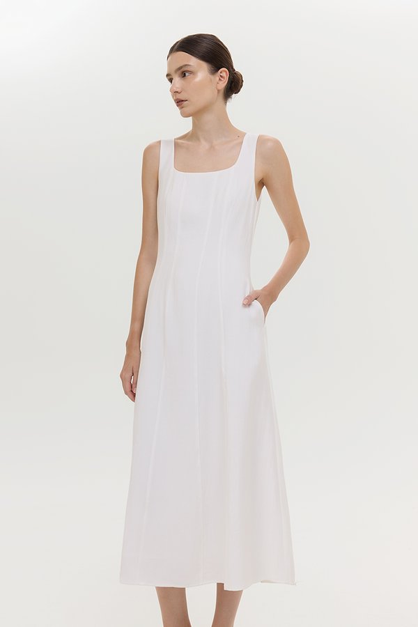 JUNO PANEL MIDI DRESS