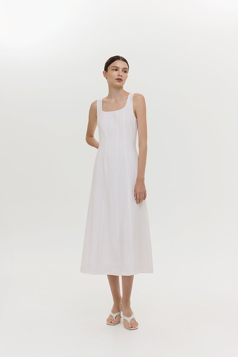 JUNO PANEL MIDI DRESS