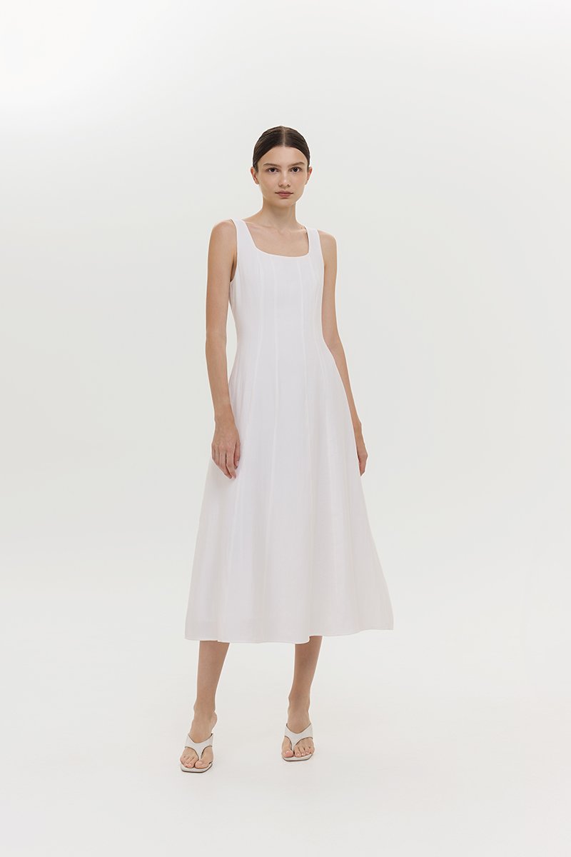 JUNO PANEL MIDI DRESS