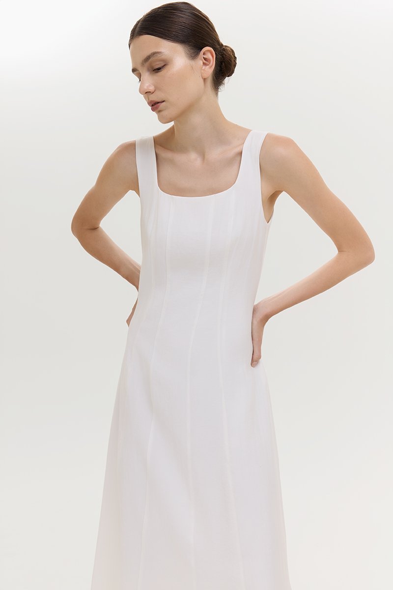 JUNO PANEL MIDI DRESS