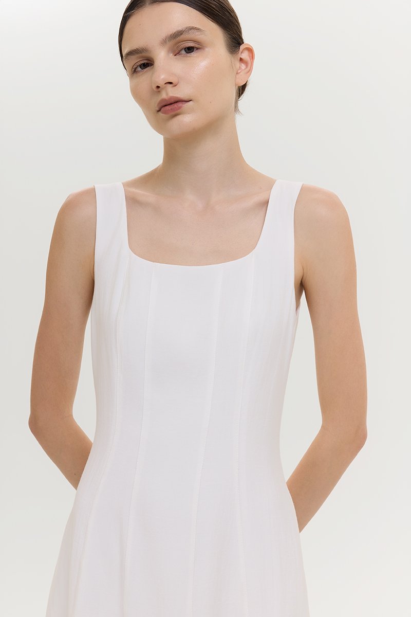 JUNO PANEL MIDI DRESS
