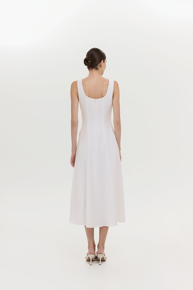 JUNO PANEL MIDI DRESS