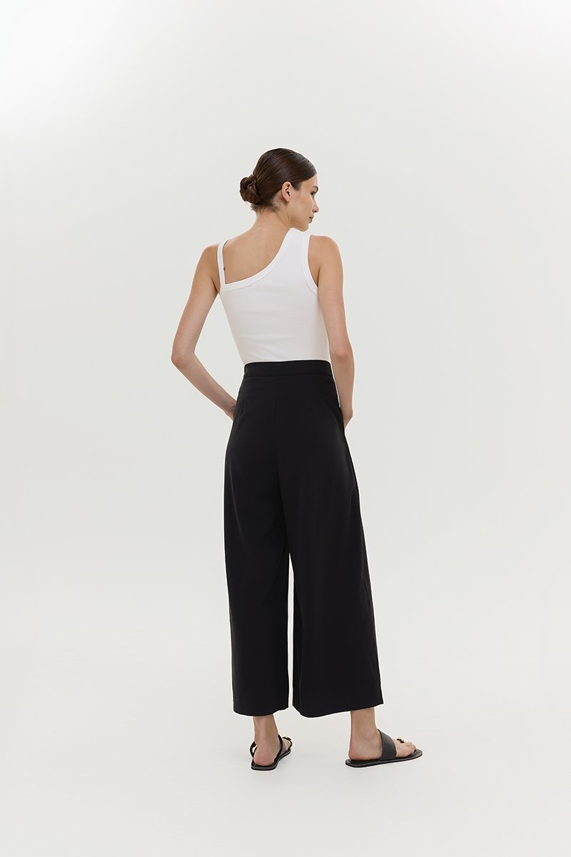 TYLER PLEATED WIDE LEG PANTS