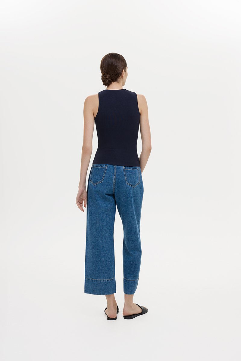 CHRISELLE ASYMMETRIC KNOT TANK