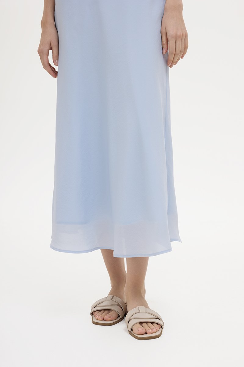 KARA SHEER MIDI SKIRT