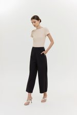 ELVA JERSEY TAILORED PANTS