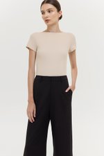ELVA JERSEY TAILORED PANTS