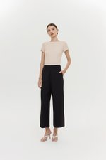 ELVA JERSEY TAILORED PANTS