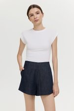 WYNSTON TAILORED DENIM SHORTS