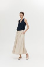 CALIA TIE WRAP LINEN TOP