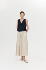 CALIA TIE WRAP LINEN TOP