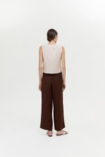 CALIA TIE WRAP LINEN TOP